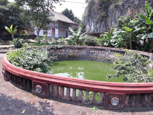 The swimming pool at or near Vietnamese Ancient Village- Lang Viet Co Hotel