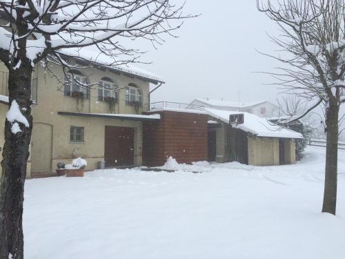 Casa Montagliato durante o inverno