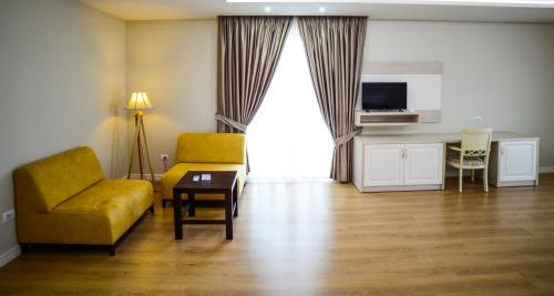 Hotel Vila Imperialにあるシーティングエリア
