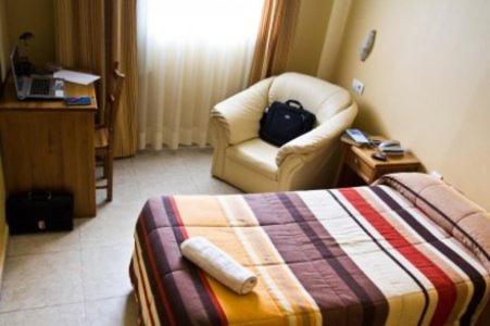 Letto o letti in una camera di Hotel Maria Luisa