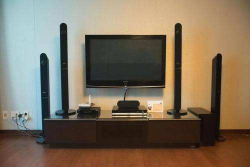 Televisyen dan/atau pusat hiburan di Haeundae Bada Condo