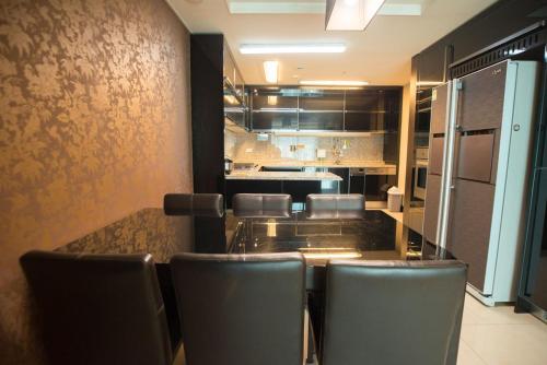 Dapur atau dapur kecil di Haeundae Bada Condo