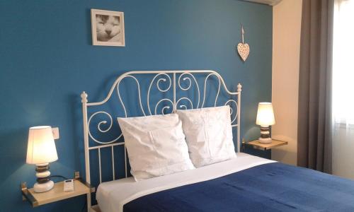 Ένα ή περισσότερα κρεβάτια σε δωμάτιο στο Holiday Home Lucinkas
