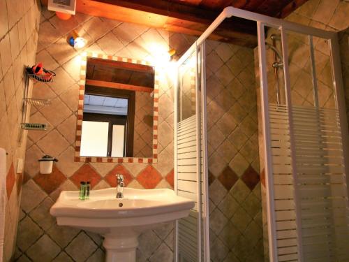 Koupelna v ubytování Romantic Hideaway in Lazio
