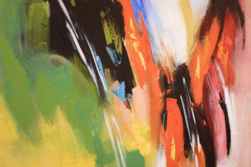 a close up of a colorful painting at Star View Boutique Resort in Dumaguete