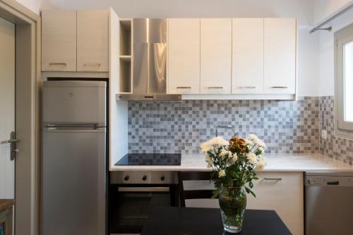Una cocina o cocineta en Rose Suites