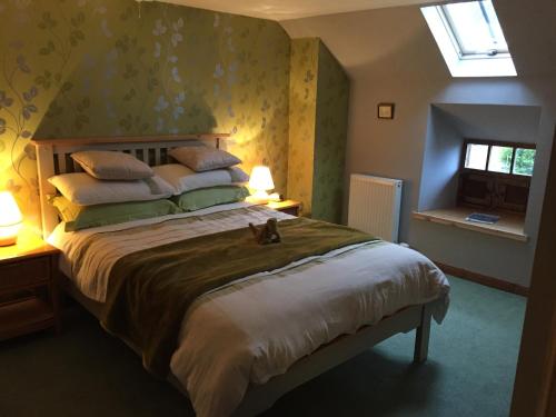 Giường trong phòng chung tại Lodge at Lochside