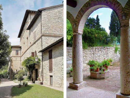 Jardín al aire libre en Apartment in Umbria near Lake Trasimeno