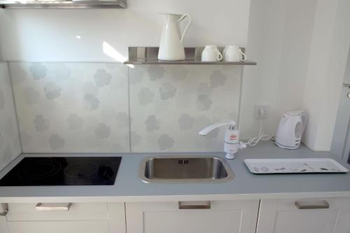 Kuchyň nebo kuchyňský kout v ubytování Apartment Dubravka