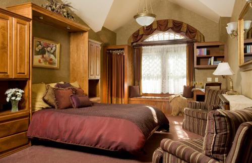 Katil atau katil-katil dalam bilik di Berry Manor Inn