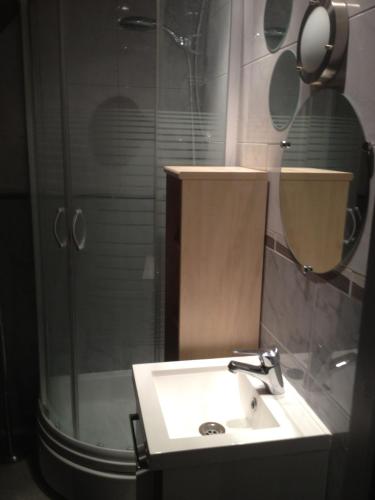 Koupelna v ubytování Appartement Studio Tournai