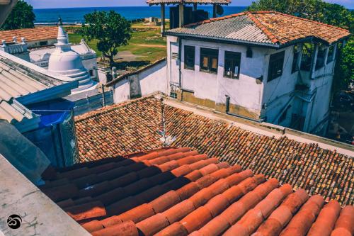 an overhead view of a roof of a building at Sirène Galle Fort in Galle