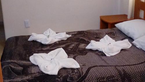 Postel nebo postele na pokoji v ubytování Hotel Patria
