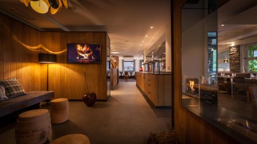 Χώρος καθιστικού στο Bollenhuthotel Kirnbacher Hof