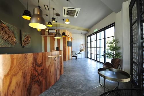 Kuchyň nebo kuchyňský kout v ubytování Finess Basic Hotel