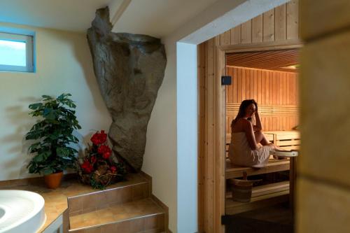 Koupelna v ubytování Komfort-Hotel Stockinger