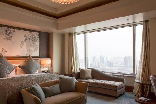 Χώρος καθιστικού στο Shangri-La Yangzhou