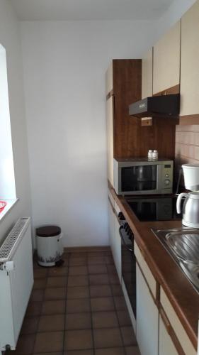 Η κουζίνα ή μικρή κουζίνα στο Haus Brigitte