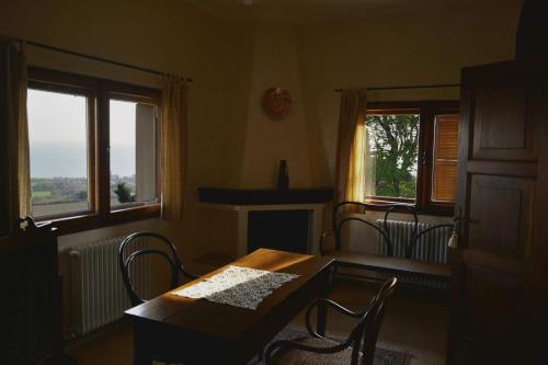 Dining area in a panziókat