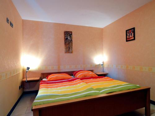 Ένα ή περισσότερα κρεβάτια σε δωμάτιο στο Holiday Home in Burg Reuland