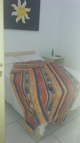Hotel Pousada Terras do Sem Fimにあるベッド