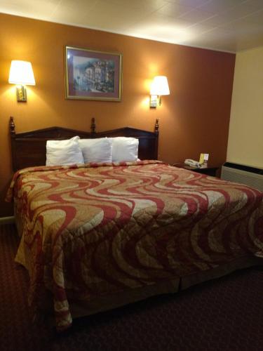 Mount Vernon Innにあるベッド