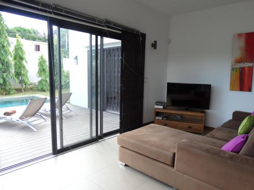 Μια τηλεόραση ή/και κέντρο ψυχαγωγίας στο Villa Soleil