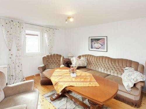 A seating area at Lovely first floor apartment on the edge of the Bode Gorge with garden use