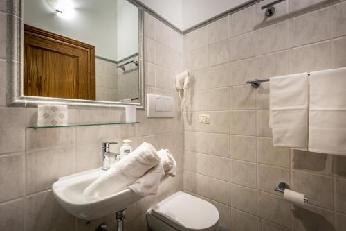 Koupelna v ubytování B&B Antiche Armonie