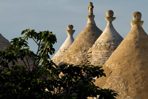 a group of domes on top of a building at I Trulli Di Acquarossa in Cisternino