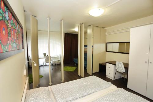 Postel nebo postele na pokoji v ubytování Mezzo Budapest