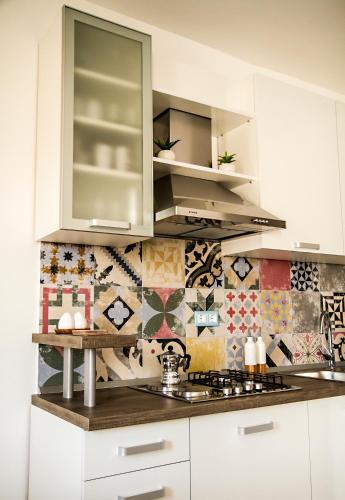 Dapur atau dapur kecil di Apartment Punta