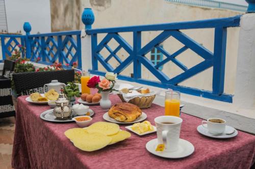 Налични за гости опции за закуска в Riad Nakhla