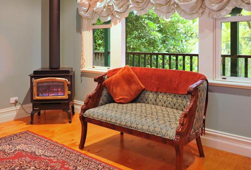 Χώρος καθιστικού στο Belgrave Bed and Breakfast