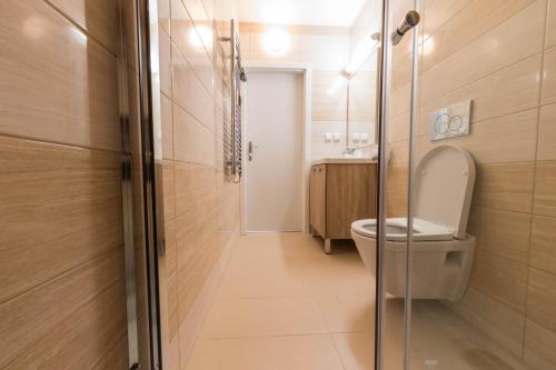 Vonios kambarys apgyvendinimo įstaigoje Apartments Paderewski