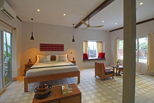 Posezení v ubytování Isann Lodge
