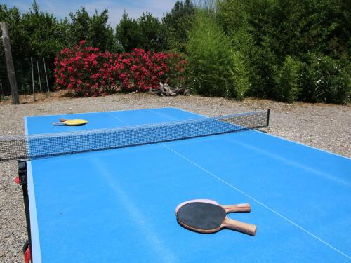 Stolní tenis v ubytování Farmhouse in Montalto near the Beach nebo okolí