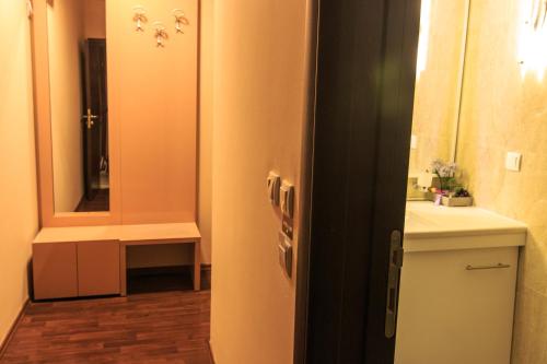Salle de bains dans l'établissement Atlantic Hotel