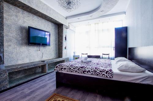 Postel nebo postele na pokoji v ubytování Mini Hotel Bereket Dip