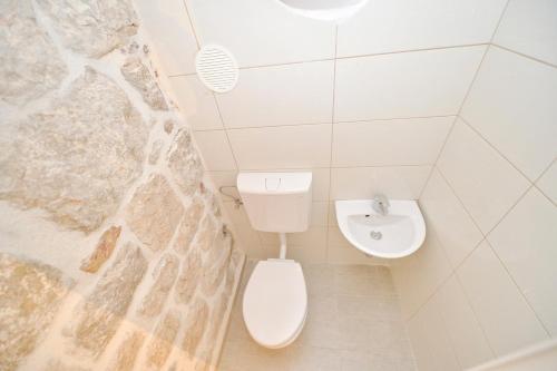 Koupelna v ubytování Hostel Pupa