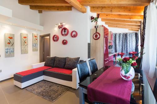 Postel nebo postele na pokoji v ubytování Apartment Nedo