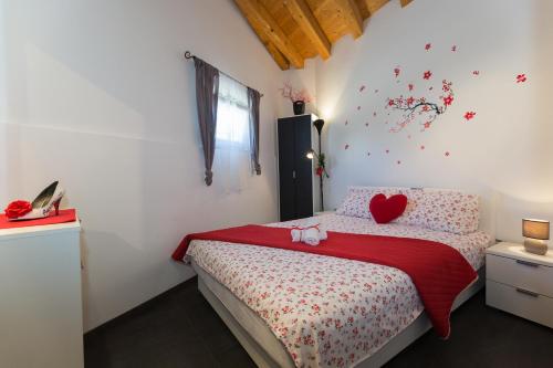 Postel nebo postele na pokoji v ubytování Apartment Nedo