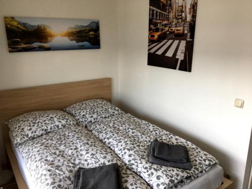 Katil atau katil-katil dalam bilik di Apartment Downtown