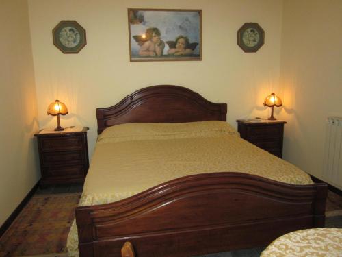 En eller flere senger på et rom på Bed&Breakfast Le Valli del Cerrano