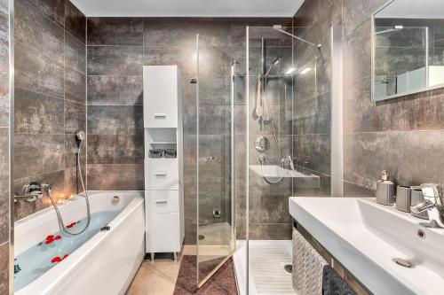 Ett badrum på Apartment Lungomare