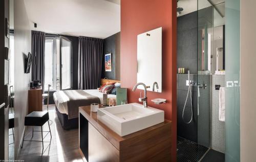 Un baño de Fred'Hotel