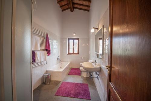 Ett badrum på Villa Gemelli