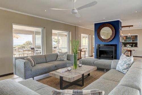 Zona de estar de Abalone Guest Lodge