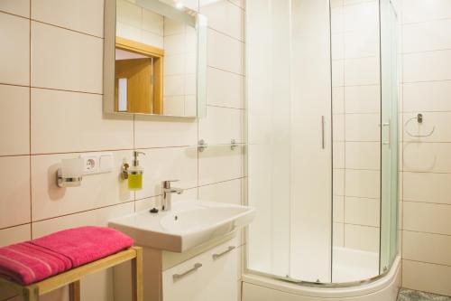 Ванная комната в Ventspils Rātslaukuma apartamenti
