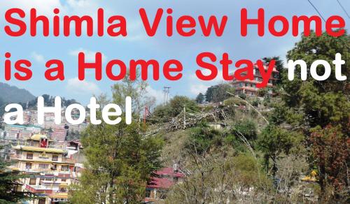 ahmara view home is a home stay not a hotel at Shimla View Home in Shimla